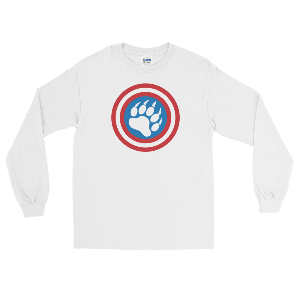 Cap'n Ameribear (Long Sleeve)-Long Sleeve-Swish Embassy