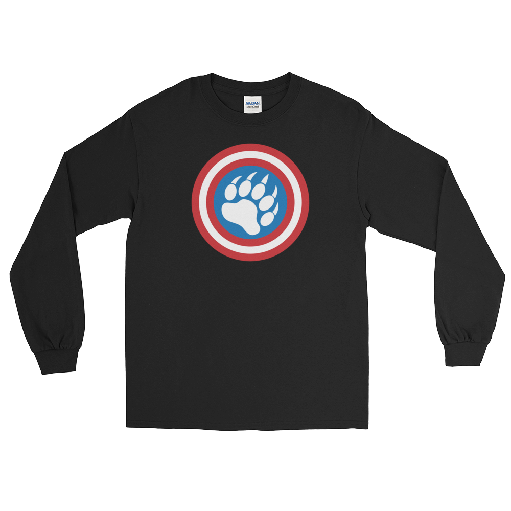 Cap'n Ameribear (Long Sleeve)-Long Sleeve-Swish Embassy