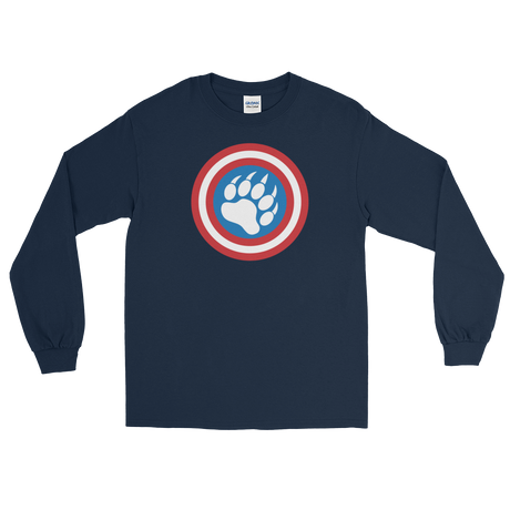 Cap'n Ameribear (Long Sleeve)-Long Sleeve-Swish Embassy