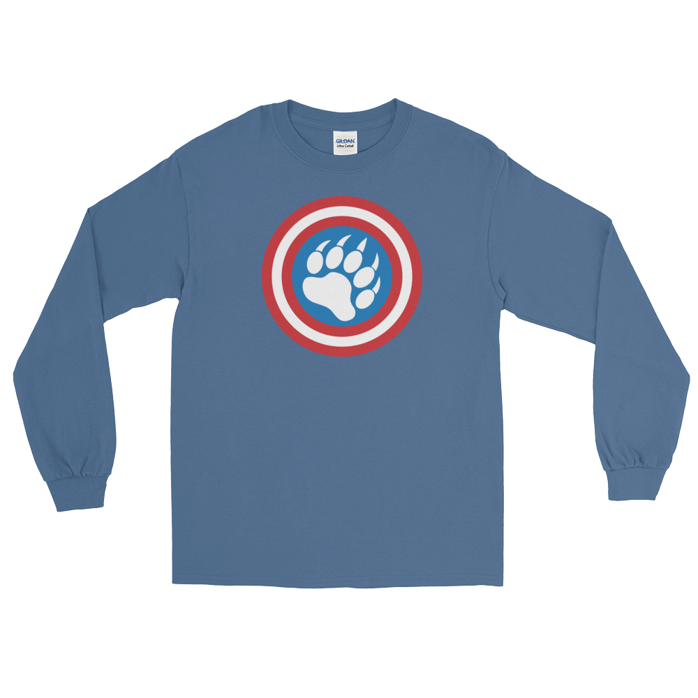 Cap'n Ameribear (Long Sleeve)-Long Sleeve-Swish Embassy