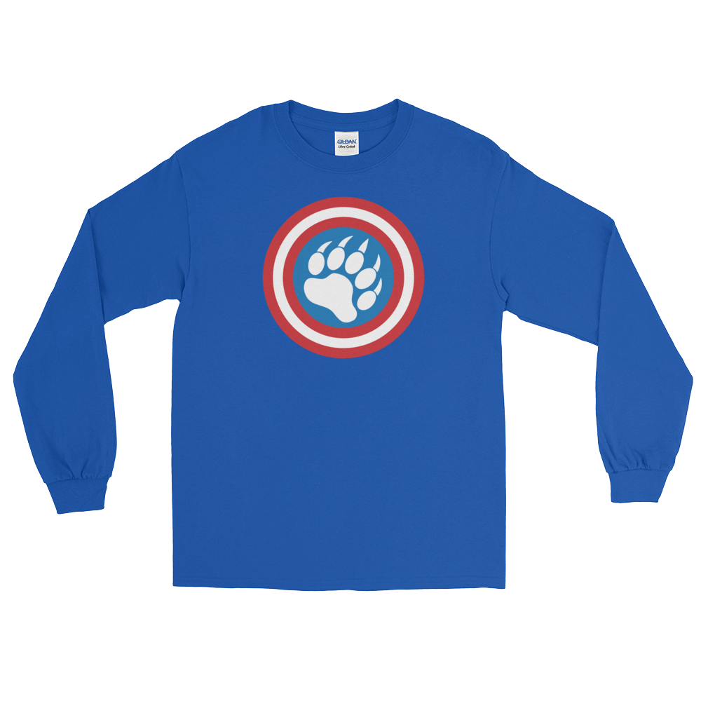 Cap'n Ameribear (Long Sleeve)-Long Sleeve-Swish Embassy