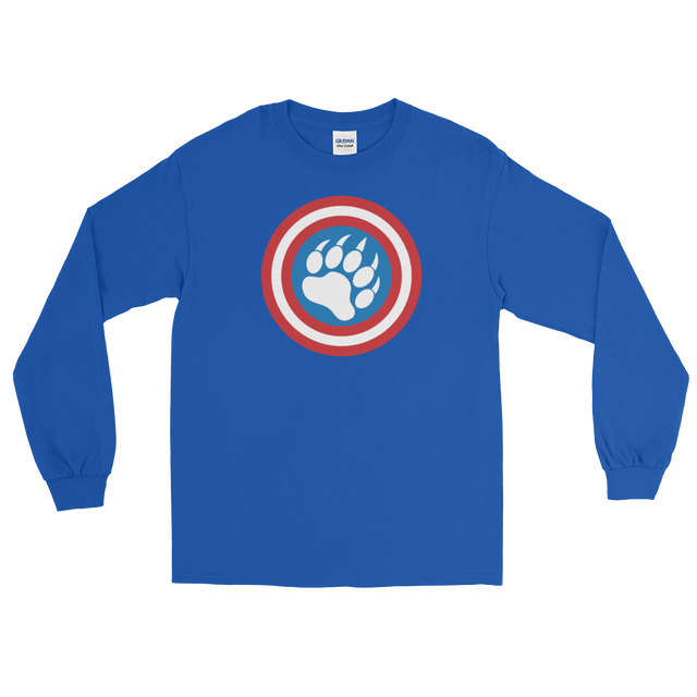 Cap'n Ameribear (Long Sleeve)-Long Sleeve-Swish Embassy