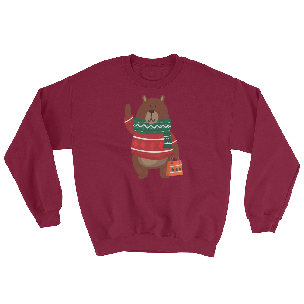 Christmas Bear (Long Sleeve)-Long Sleeve-Swish Embassy