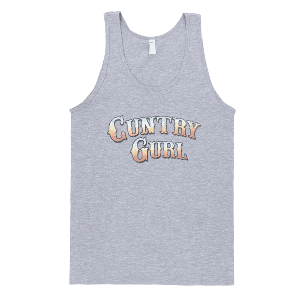 Cuntry Gurl (Tank)-Tank Top-Swish Embassy