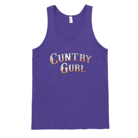 Cuntry Gurl (Tank)-Tank Top-Swish Embassy