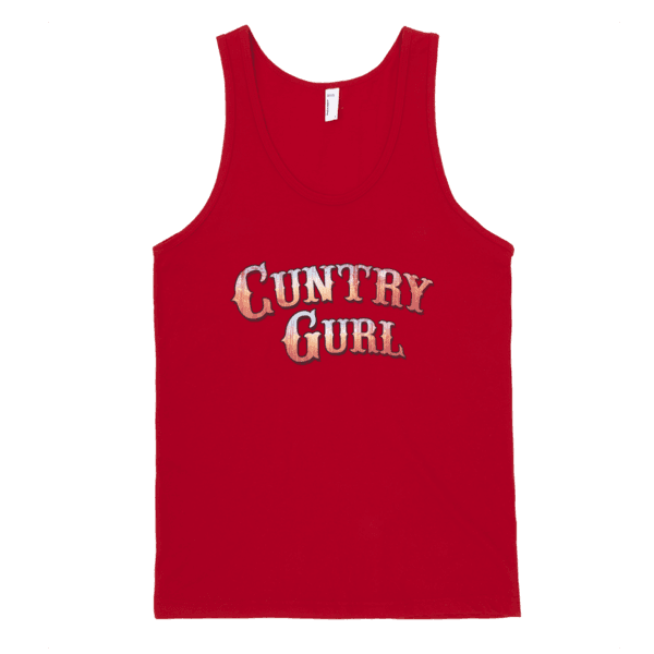 Cuntry Gurl (Tank)-Tank Top-Swish Embassy