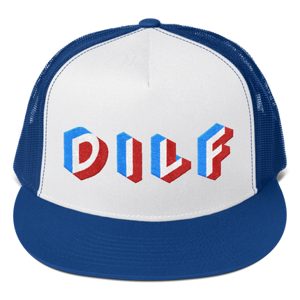 DILF (Mesh Trucker Cap)-Headwear-Swish Embassy
