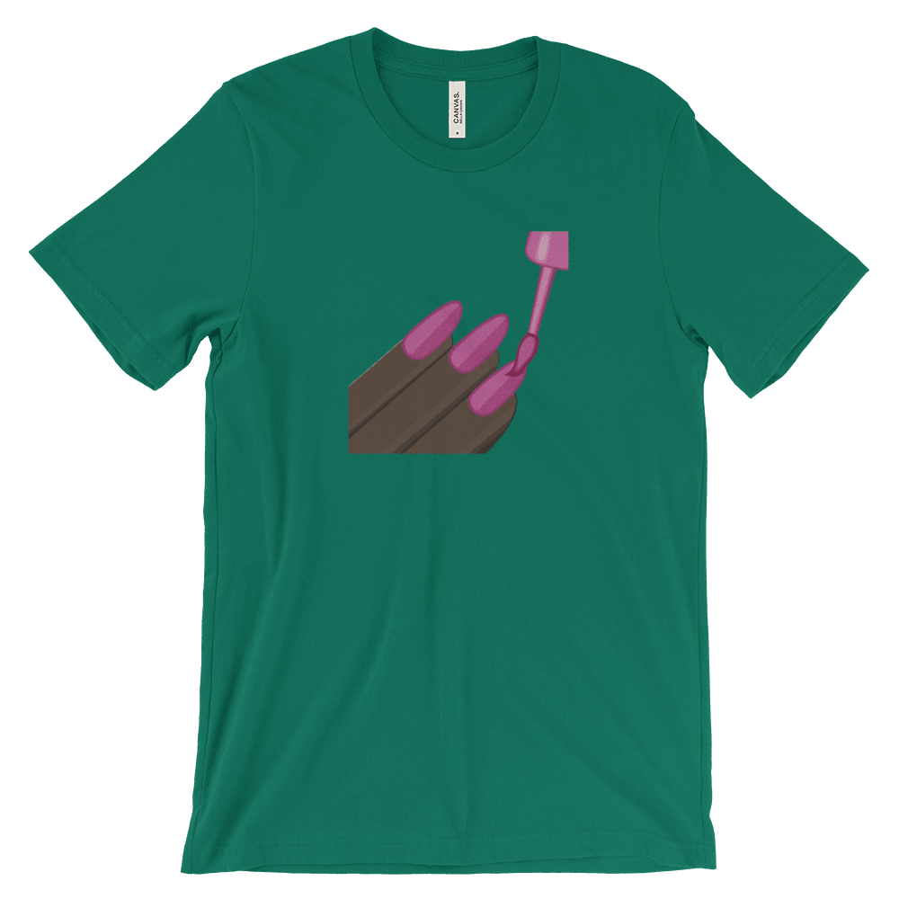 Dark Nail Polish Emoji-T-Shirts-Swish Embassy