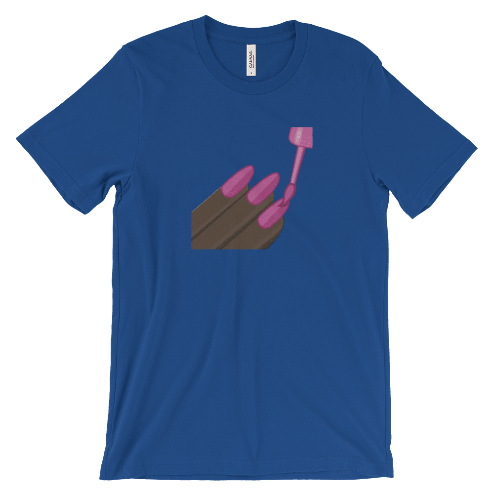 Dark Nail Polish Emoji-T-Shirts-Swish Embassy