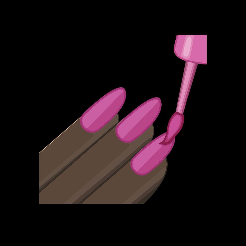 Dark Nail Polish Emoji-T-Shirts-Swish Embassy