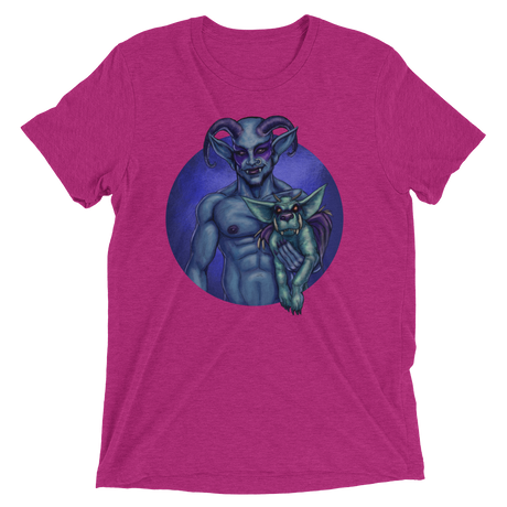 Dog and Demon (Retail Triblend)-Triblend T-Shirt-Swish Embassy