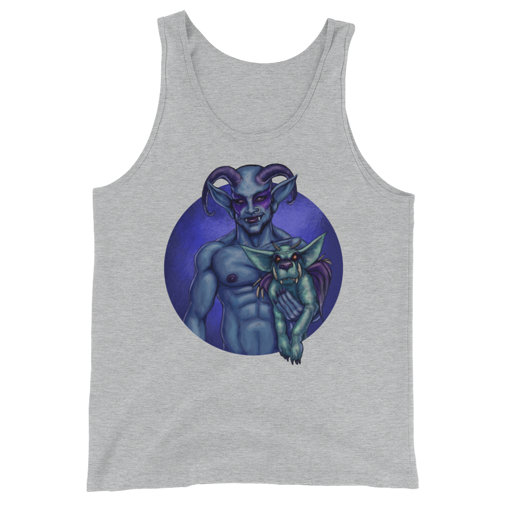 Dog and Demon (Tank Top)-Tank Top-Swish Embassy