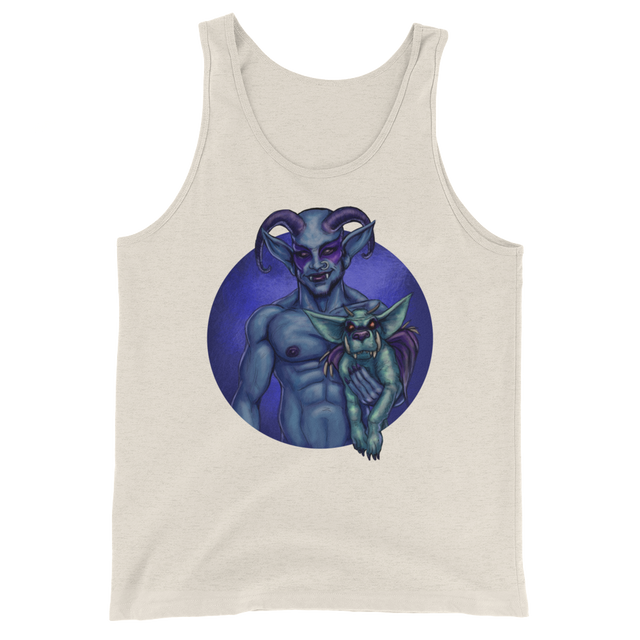 Dog and Demon (Tank Top)-Tank Top-Swish Embassy