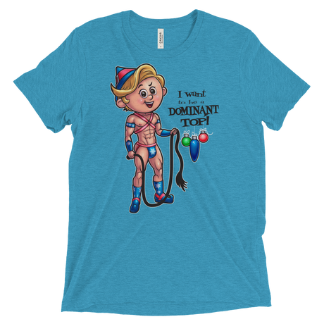 Dom Top Elf (Retail Triblend)-Triblend T-Shirt-Swish Embassy