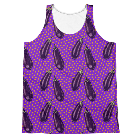 Eggplant (Allover Tank Top)-Allover Tank Top-Swish Embassy