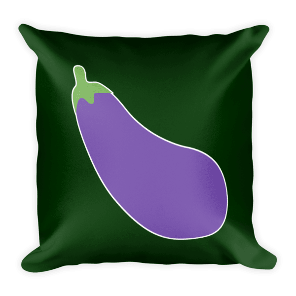 Eggplant Emoji (Pillow)-Pillow-Swish Embassy