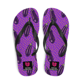 Eggplant Extravaganza (Flip Flops)-Flip Flops-Swish Embassy