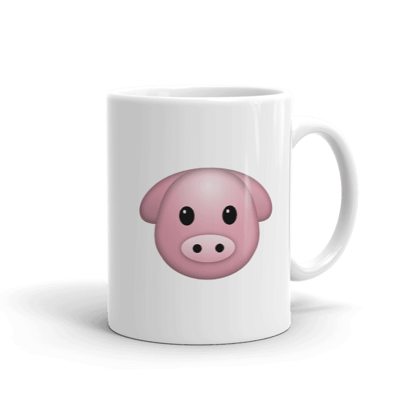 Emoji Pig Mug-Mugs-Swish Embassy