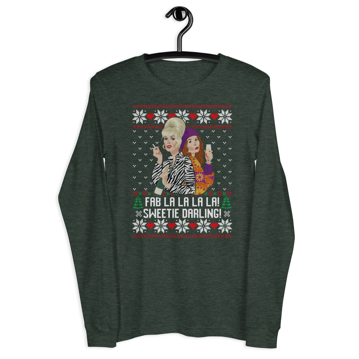 Fab La La La La (Ugly Christmas)-T-Shirts-Swish Embassy