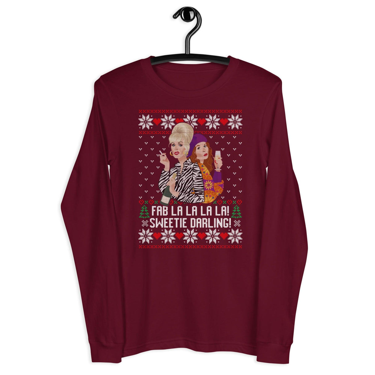 Fab La La La La (Ugly Christmas)-T-Shirts-Swish Embassy