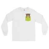 Faux Pocket Bear (Long Sleeve)-Long Sleeve-Swish Embassy