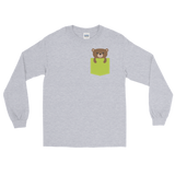 Faux Pocket Bear (Long Sleeve)-Long Sleeve-Swish Embassy