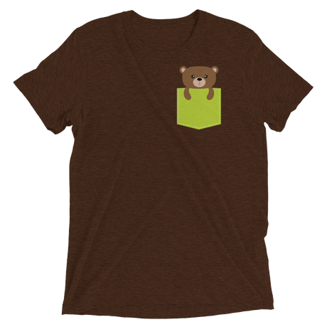 Faux Pocket Bear (Retail Triblend)-Triblend T-Shirt-Swish Embassy