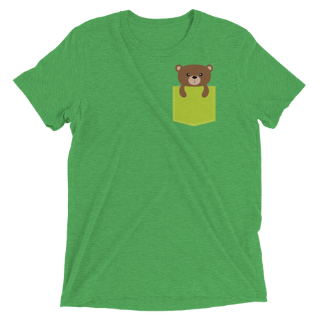 Faux Pocket Bear (Retail Triblend)-Triblend T-Shirt-Swish Embassy