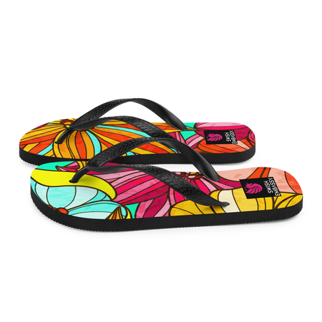 Festive Flower (Flip Flops)-Swish Embassy