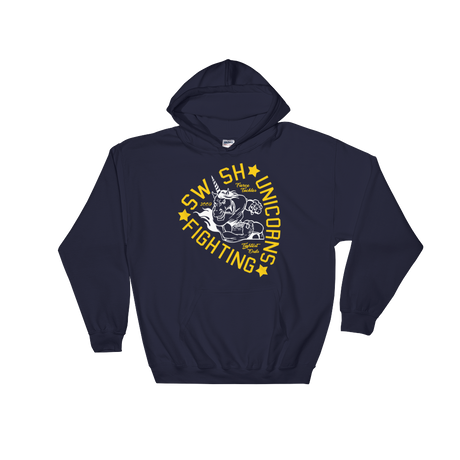 Fighting Unicorns (Hoodie)-Hoodie-Swish Embassy