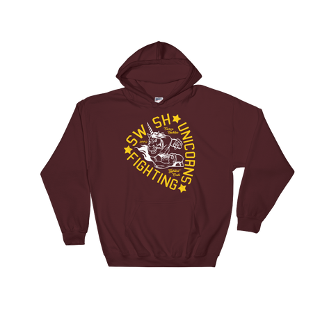 Fighting Unicorns (Hoodie)-Hoodie-Swish Embassy