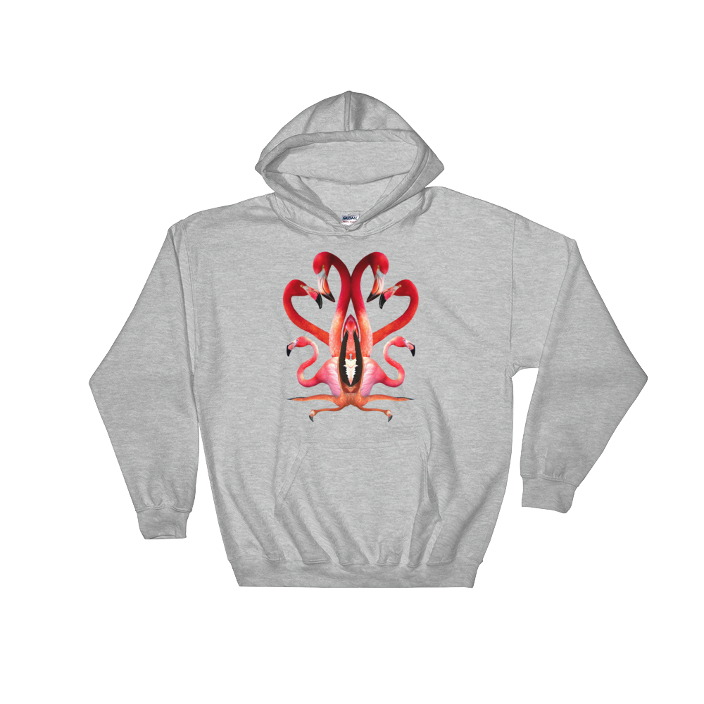 Flamingos (Hoodie)-Hoodie-Swish Embassy