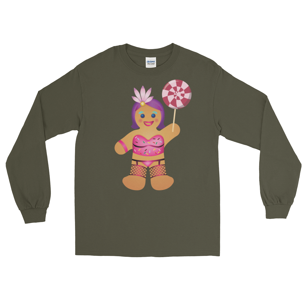 Gingerbread Drag Queen (Long Sleeve)-Long Sleeve-Swish Embassy