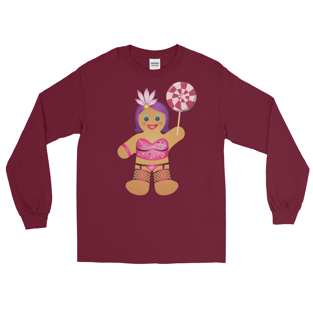 Gingerbread Drag Queen (Long Sleeve)-Long Sleeve-Swish Embassy