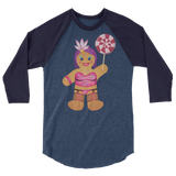 Gingerbread Drag Queen (Raglan)-Raglan-Swish Embassy