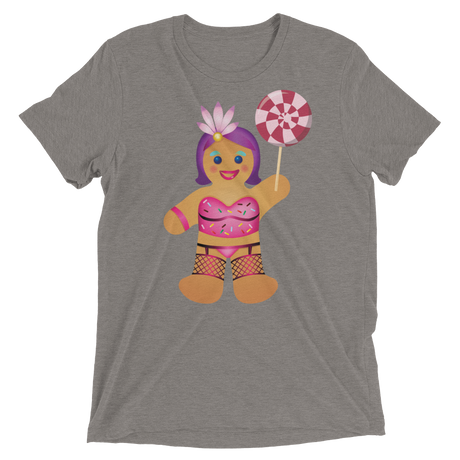 Gingerbread Drag Queen (Retail Triblend)-Triblend T-Shirt-Swish Embassy