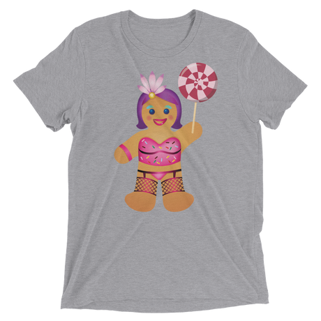 Gingerbread Drag Queen (Retail Triblend)-Triblend T-Shirt-Swish Embassy