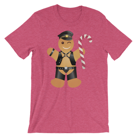 Gingerbread Leather Man-Christmas T-Shirts-Swish Embassy