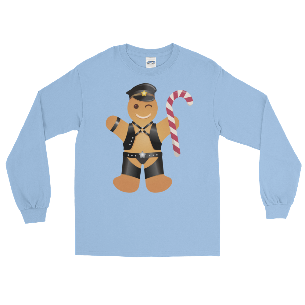 Gingerbread Leather Man (Long Sleeve)-Long Sleeve-Swish Embassy