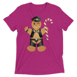 Gingerbread Leather Man (Retail Triblend)-Triblend T-Shirt-Swish Embassy