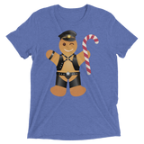 Gingerbread Leather Man (Retail Triblend)-Triblend T-Shirt-Swish Embassy