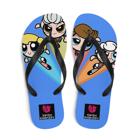 Goldenpuff Girls (Flip Flops)-Flip Flops-Swish Embassy