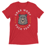 Grrr Woof (Retail Triblend)-Triblend T-Shirt-Swish Embassy