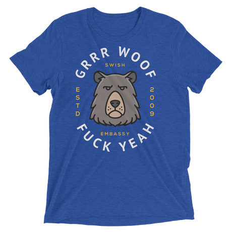 Grrr Woof (Retail Triblend)-Triblend T-Shirt-Swish Embassy