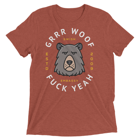 Grrr Woof (Retail Triblend)-Triblend T-Shirt-Swish Embassy