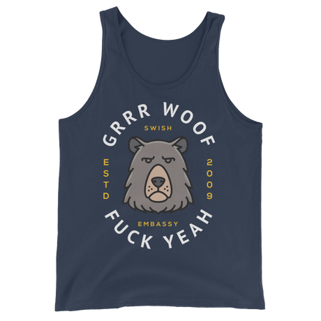 Grrr Woof (Tank Top)-Tank Top-Swish Embassy