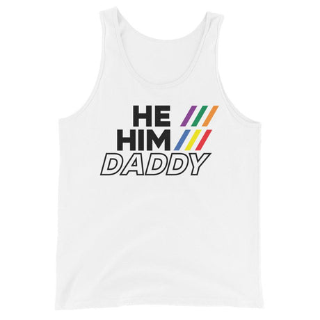 He/Him/Daddy (Tank Top)-Tank Top-Swish Embassy