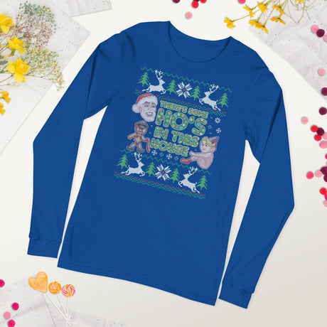 Hos In This House (Ugly Christmas)-T-Shirts-Swish Embassy