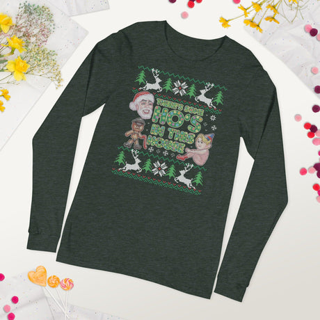 Hos In This House (Ugly Christmas)-T-Shirts-Swish Embassy