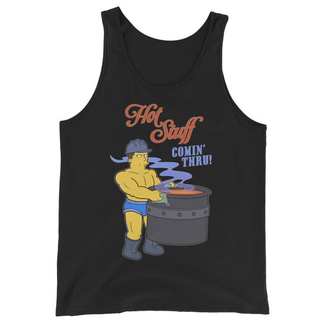 Hot Stuff Comin’ Thru (Tank Top)-Tank Top-Swish Embassy